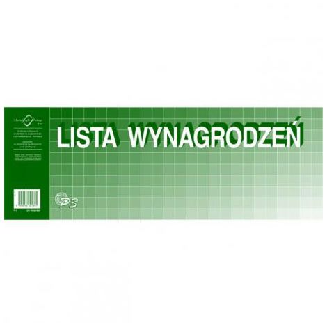 Druk MiP Lista Wynargodzeń 1/2 A3/50